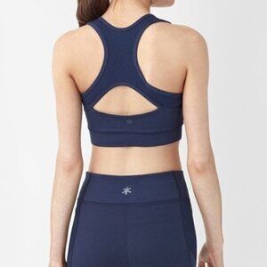 Splendid NWT Yoga High Neck Sports Bra Size Small in Academy Navy MSRP $68